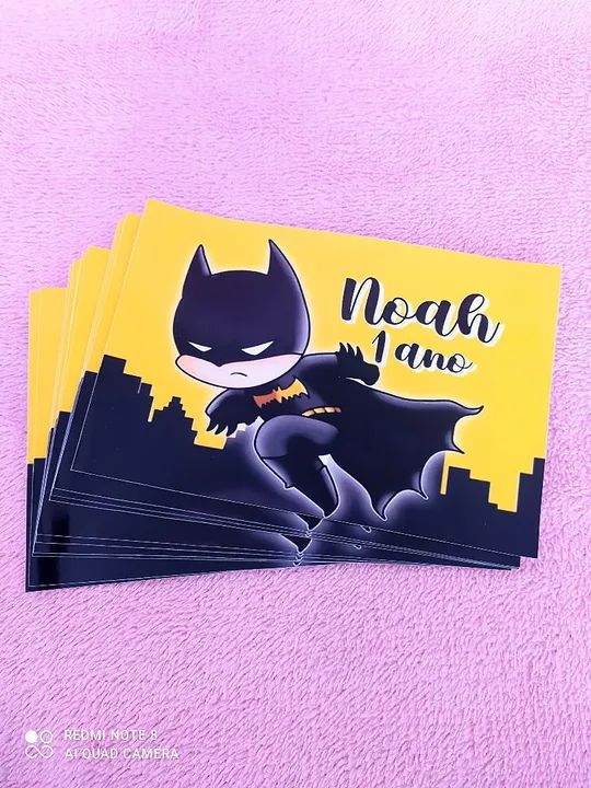 Caixinhas e sacolinhas Batman Baby personalizados pra festa  - Foto 4