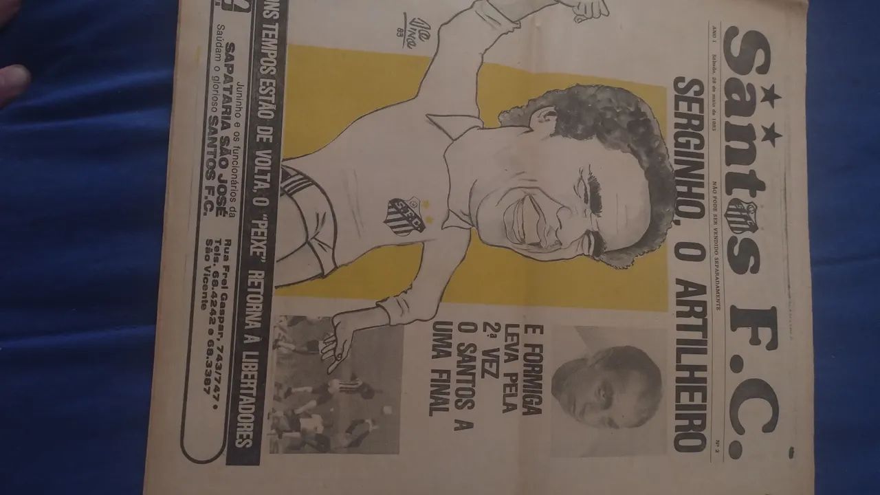 Revistas Santos F.C. - Edições Históricas! 1983 número 1 e 2 - Foto 3