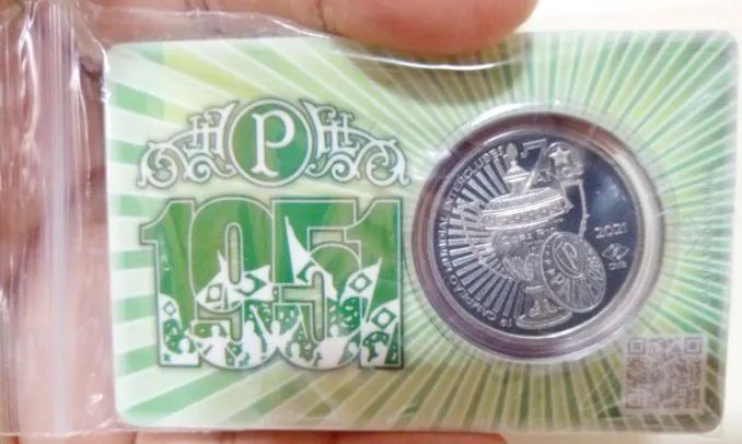 Moeda do palmeiras mundial 1951 - Foto 5