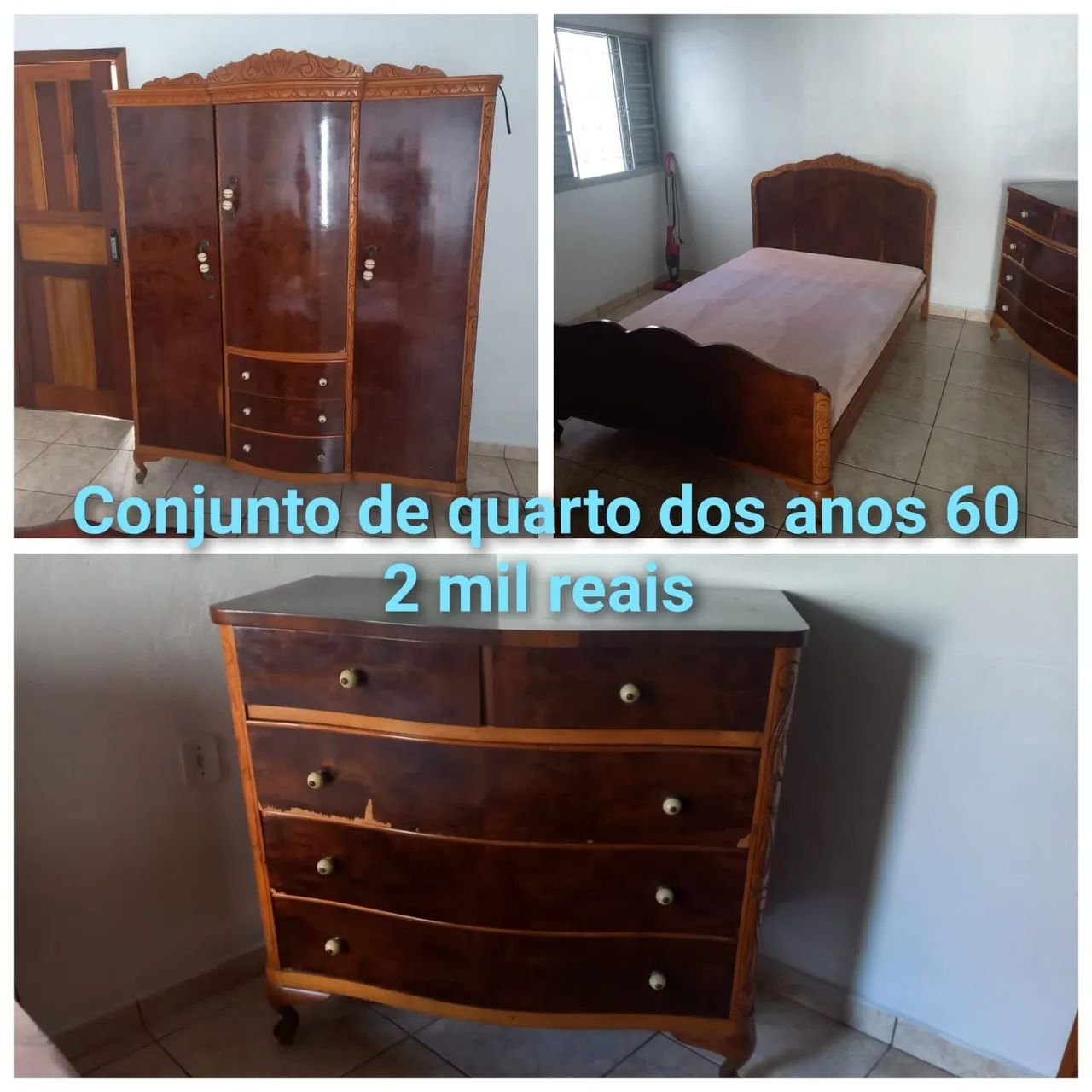 Conjunto de quarto dos anos 60