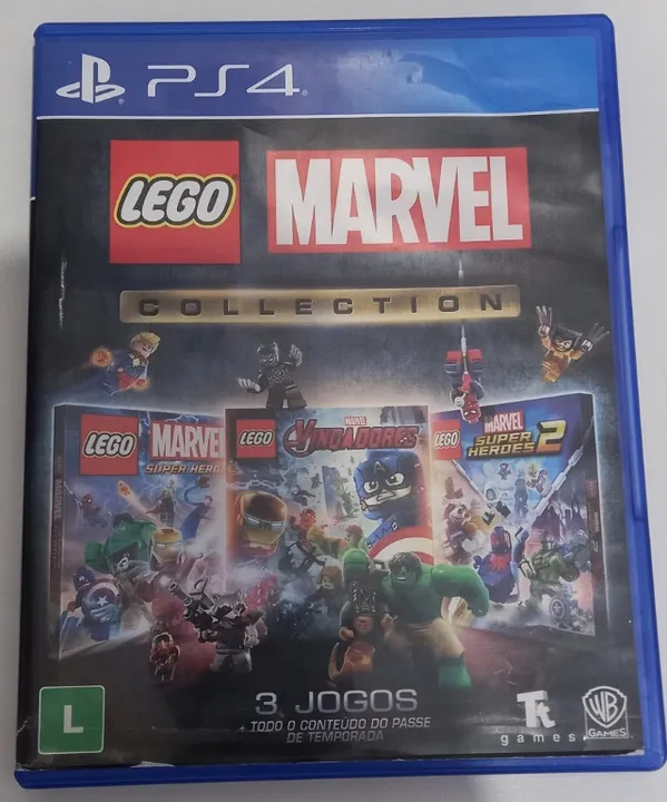 Lego Marvel Collection 3 em 1 - Playstation 4.