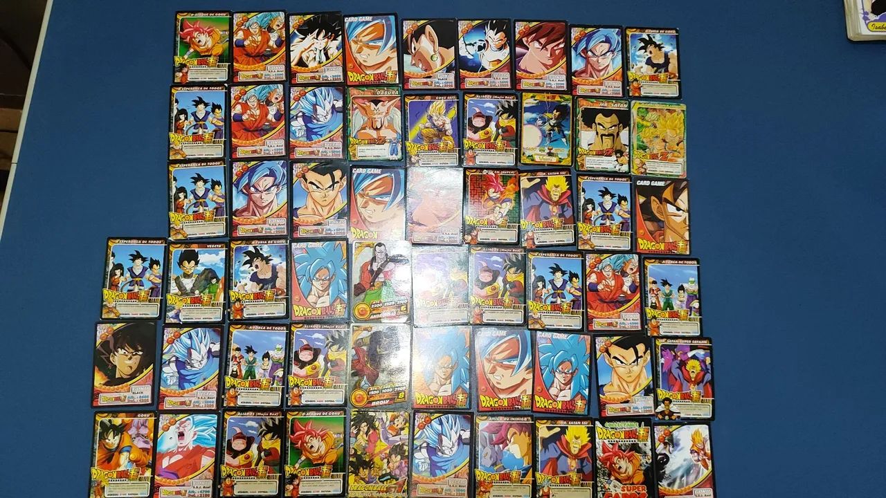 Cartas Dragon Ball Z - Coleção Completa e muito mais cartas RARAS.