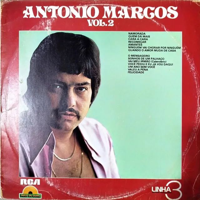 LP Disco Vinil Antonio Marcos Vol.2