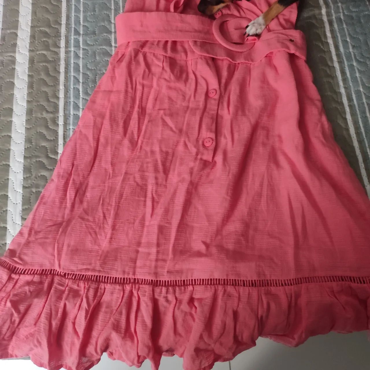 Vestido Rosa com Detalhes - Foto 5