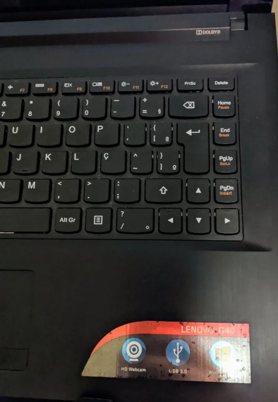 Notebook Lenovo G40-80 SSD 128gb Memória RAM 16gb R$ 900,00 pra vender logo - Foto 3