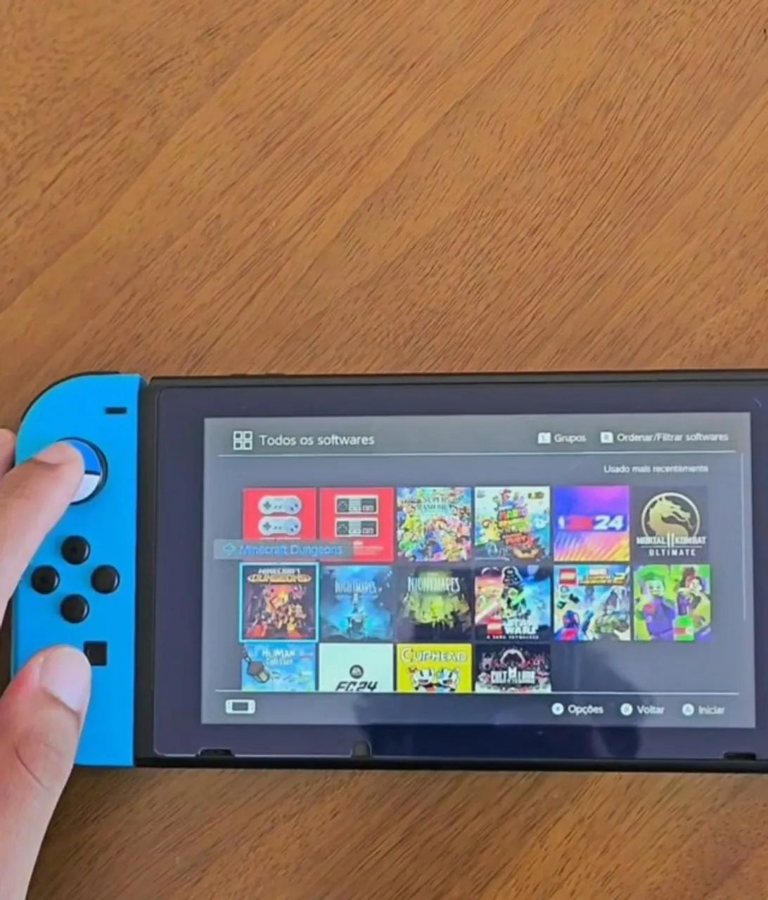 NINTENDO SWITCH V2 + 14 JOGOS E MAIS! - Foto 4