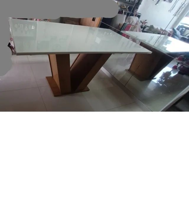 Mesa de Jantar retangular p/ 6 cadeiras - Foto 3