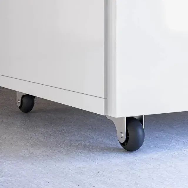 Mesa de Escritório Dueto Branco - Foto 4