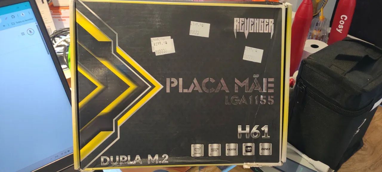 Placa mãe H61 liga 1155 