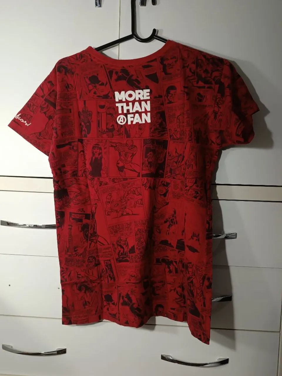 Blusa vermelha piticas marvel - Foto 2