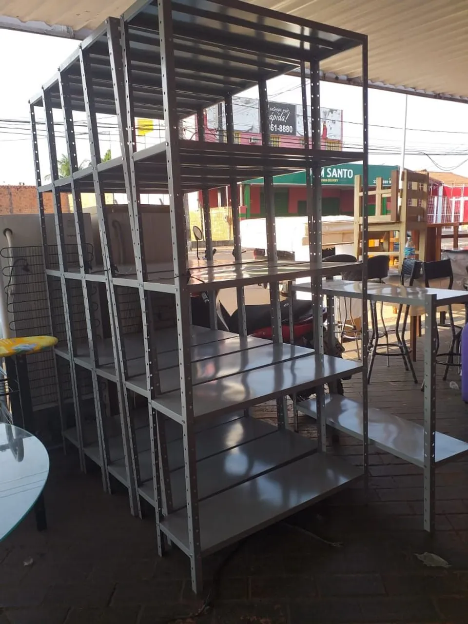Estante de aço 5 bandejas, $299 á vista a unidade!