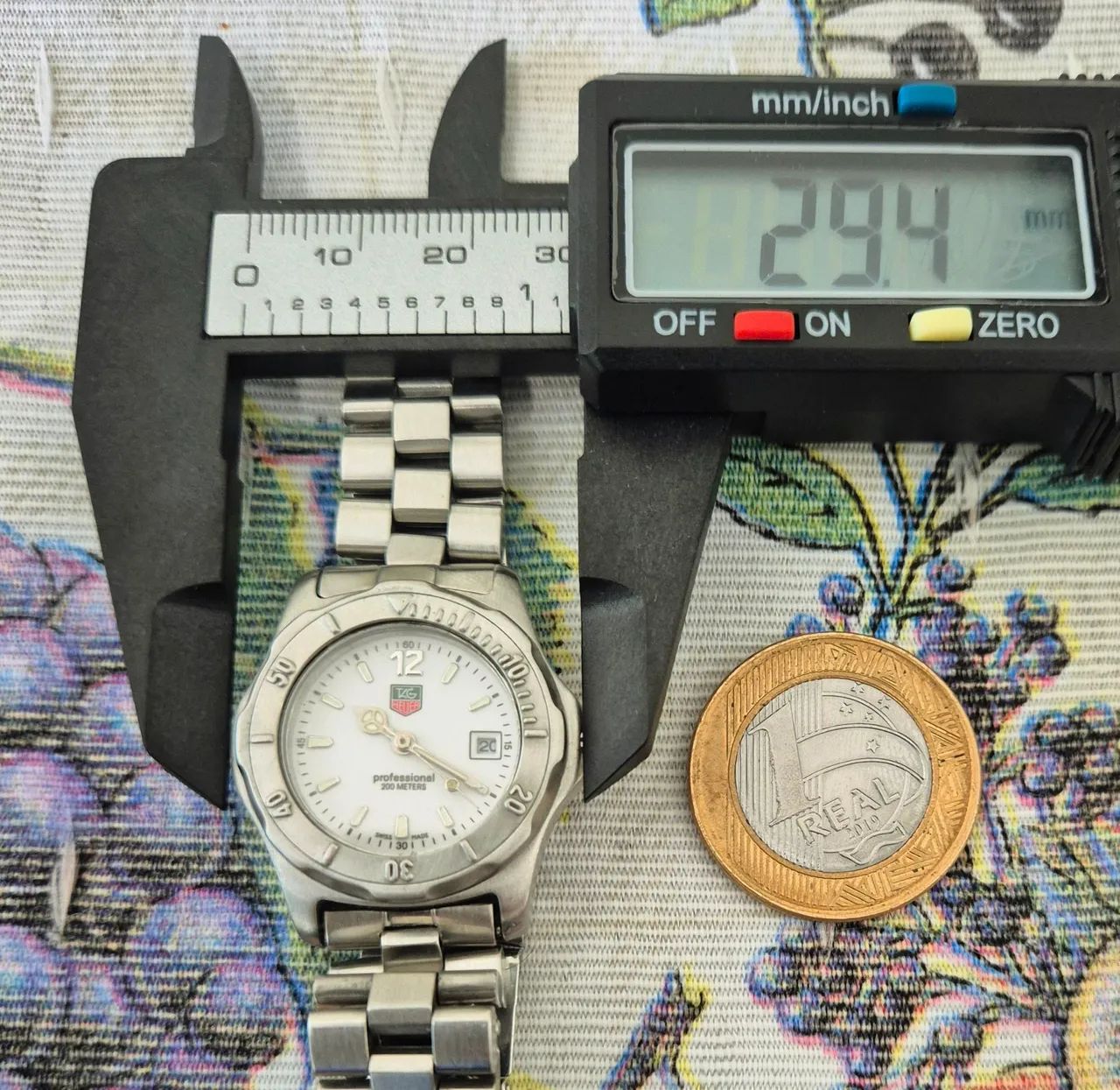 Relógio Tag Heuer Professional 200m anos 90 - Foto 6