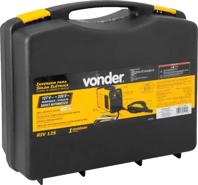 Máquina Inversor de Solda Eletrodo e TIG 120A com Maleta RIV125 Vonder - Foto 2