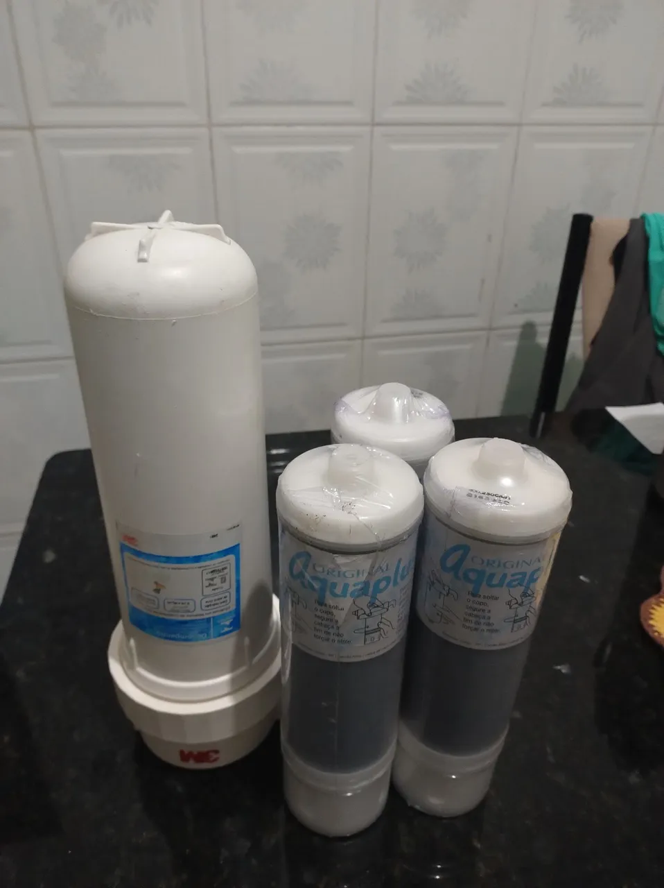 Filtro de água e refis Aquaplus