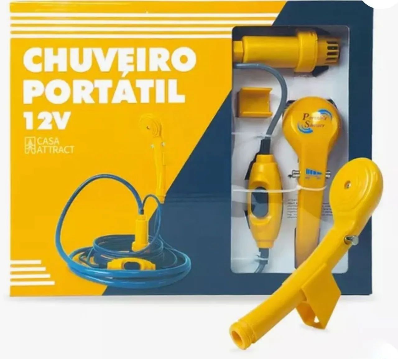 Chuveiro Portátil 12V Carro / Camping.