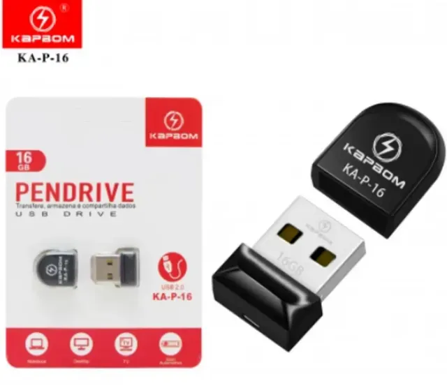 Pendrive 16GB Fit - KA-P-16 - Kapbom 000692