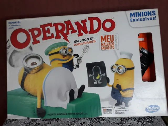 JOGO OPERANDO MEU MALVADO FAVORITO DA HASBRO  USADO