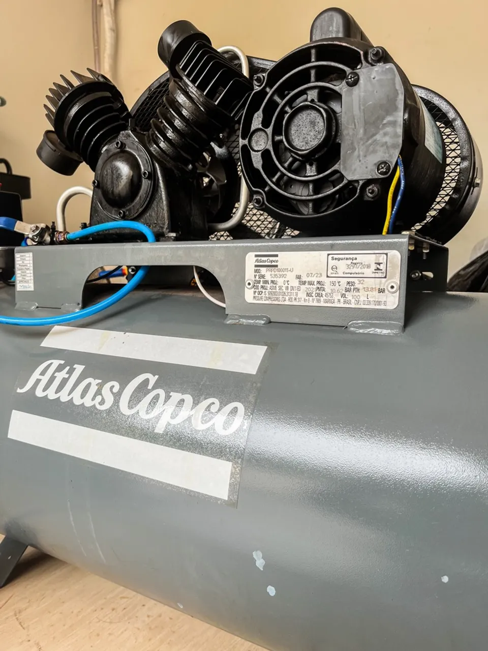 Compressor de Ar Atlas Copco 10pés 110v