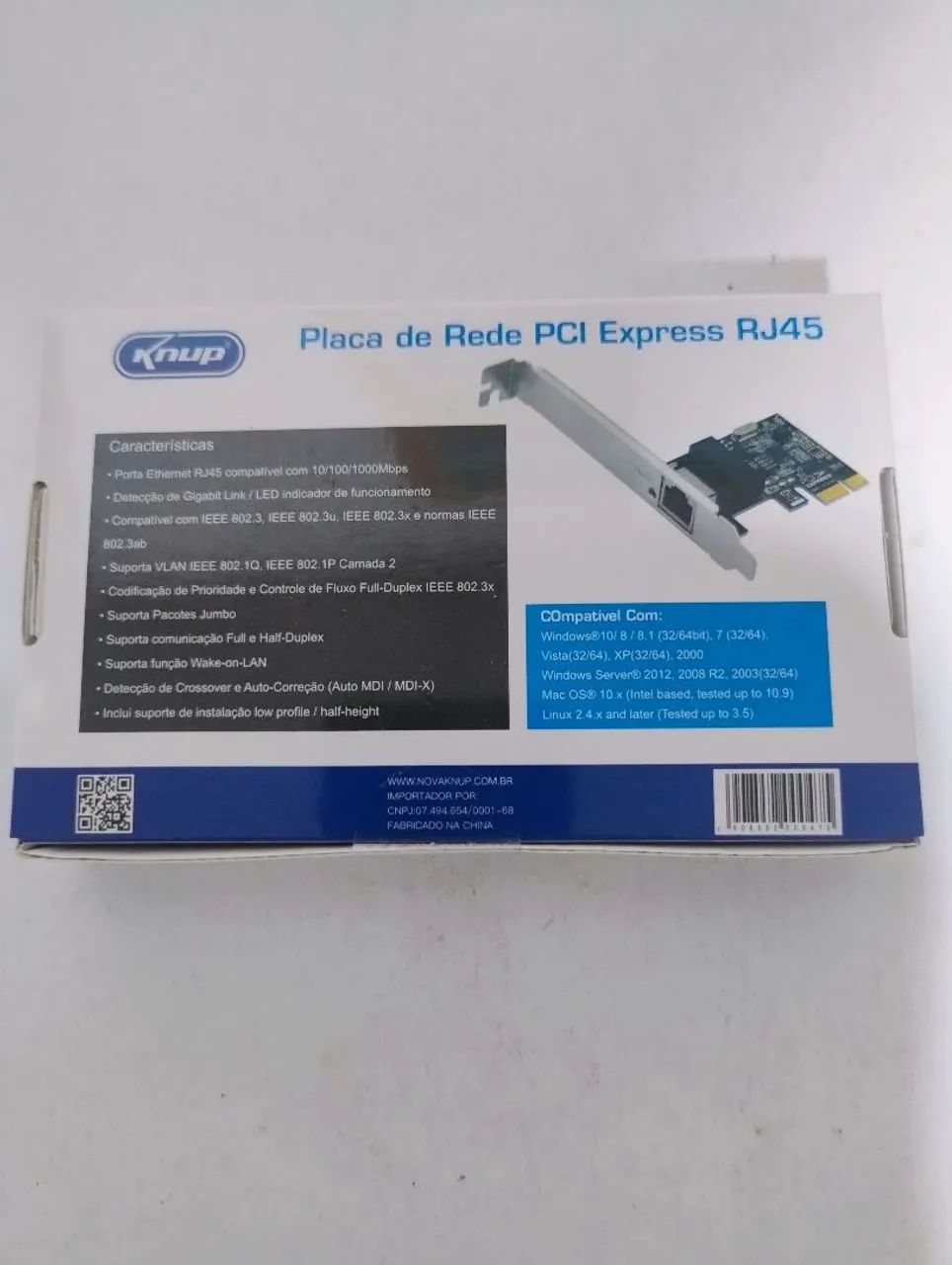 Placa de Rede PCI Express RJ45 Knup Alta Performance  - Foto 2