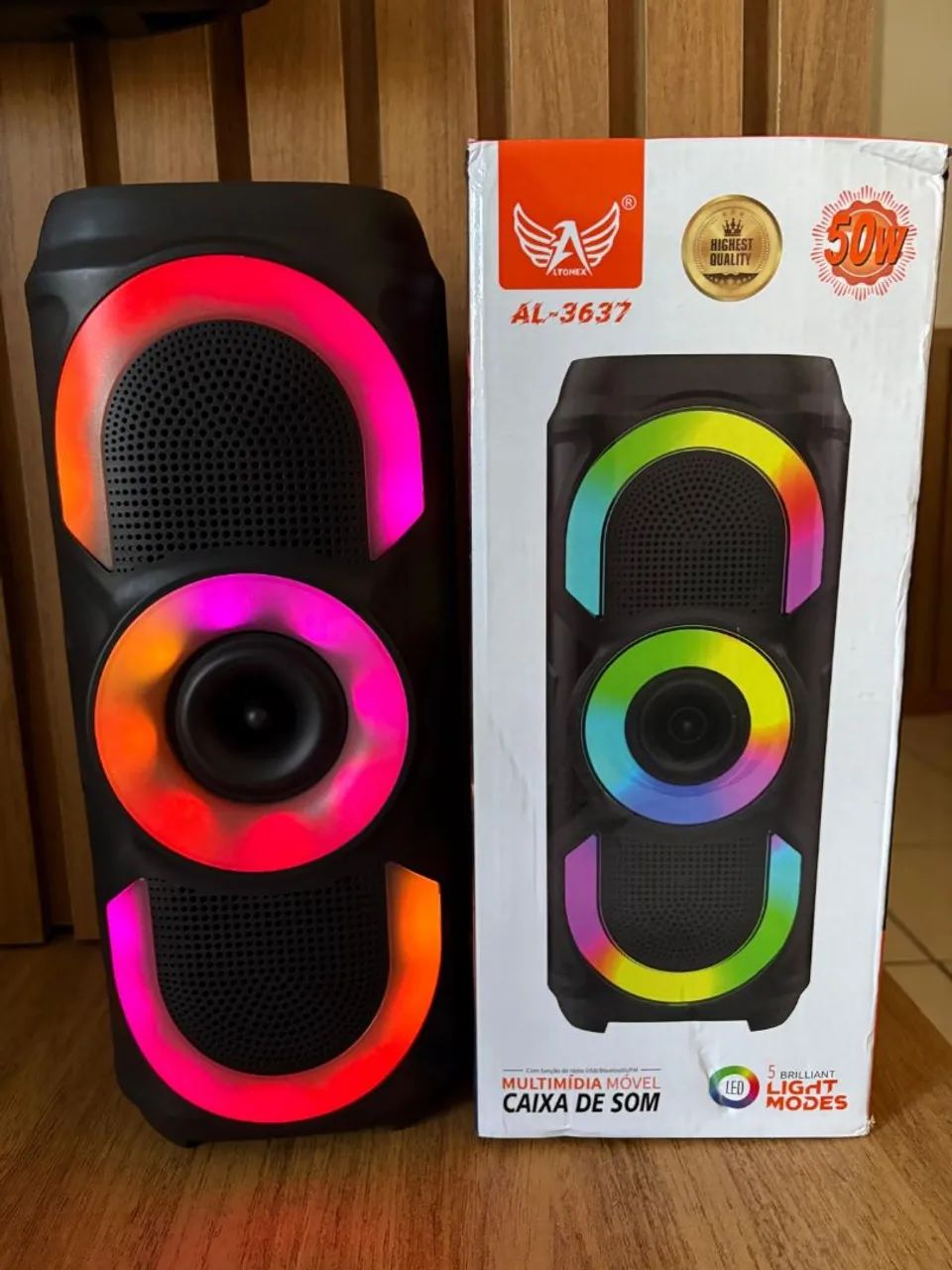 Caixa de som altomex 50W - NOVO