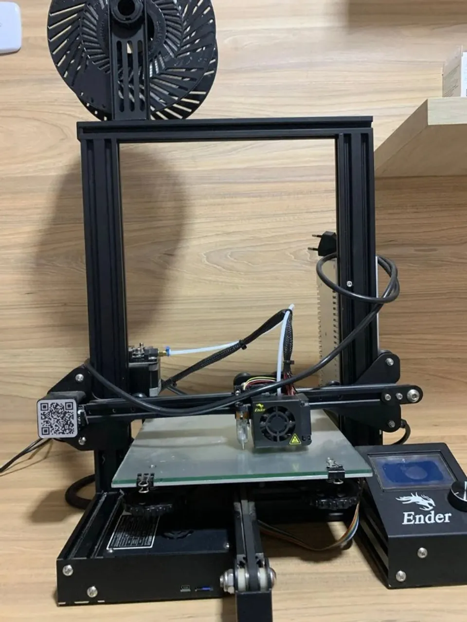 Kit Impressão 3D | Ender 3 V1 + SQR CoreXY + Acessórios + Secadora de Filamento - NF