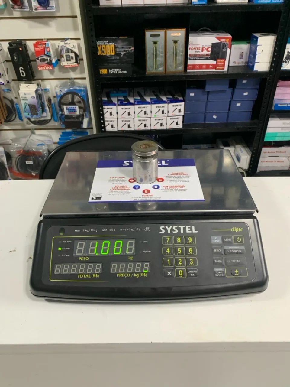Balança Systel Com selo Lacre do Inmetro 30KG  - Foto 2