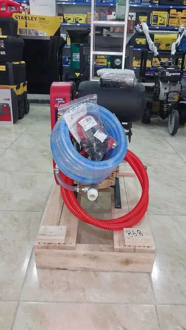 Lavadora para Lavajato Profissional de 3cv e 10m de mangueira Chiaperini(Nova) - Foto 6