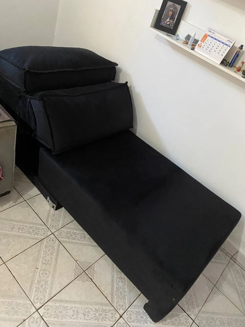 Parte do sofá retrátil 