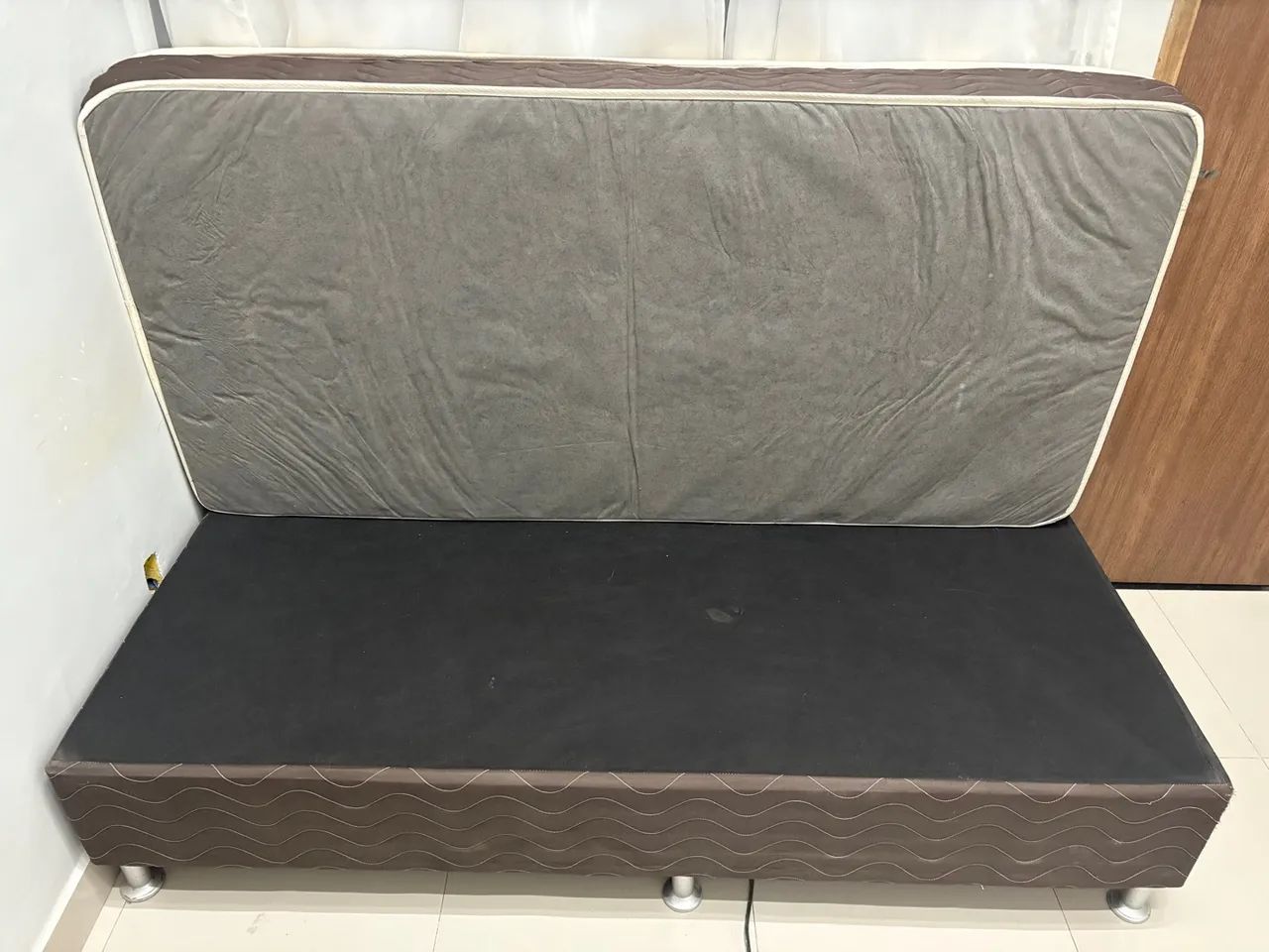 Cama Box de casal com colchão - Foto 2