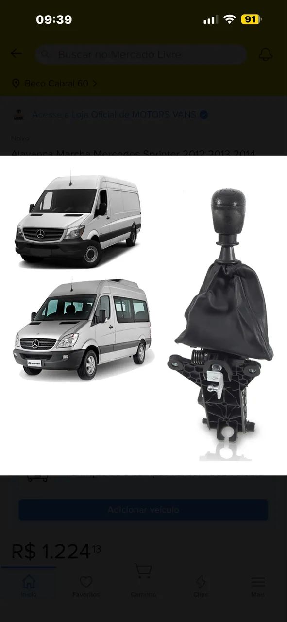 Alavanca De Marcha Mercedes Sprinter 415 