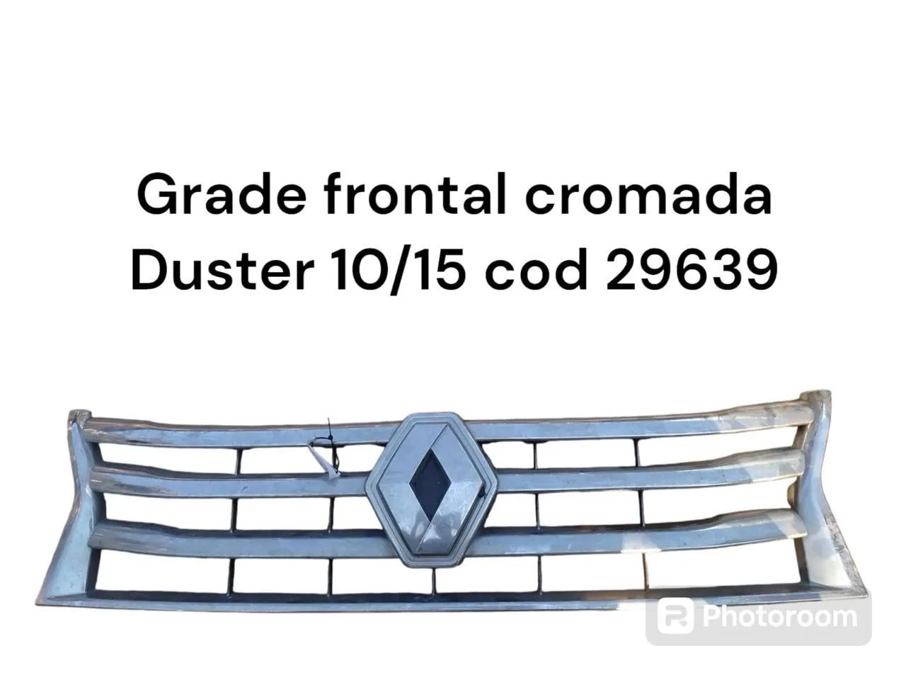 Grade frontal cromada Duster 10/15 cod 29639