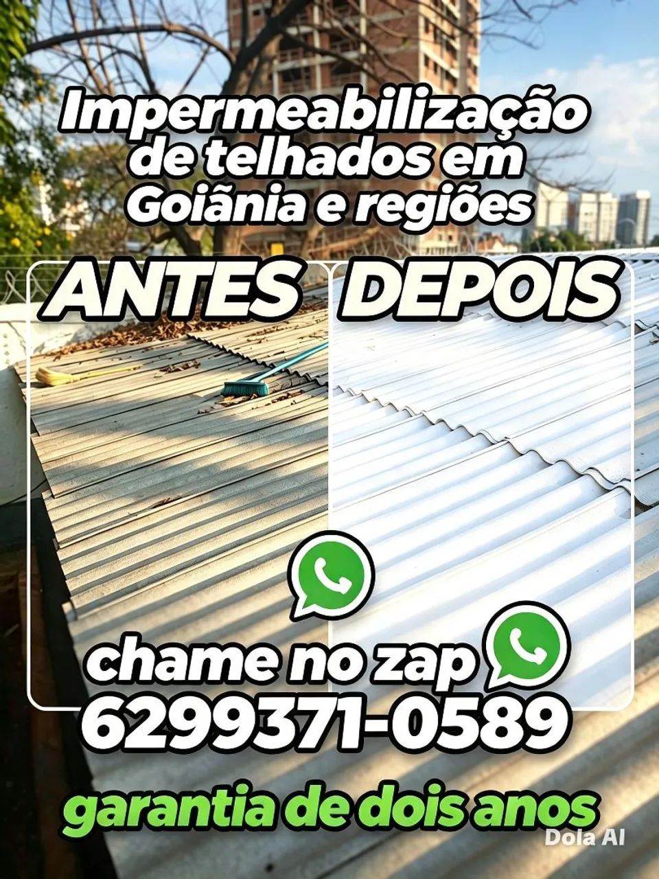 Impermeabilização de telhados x pintor
