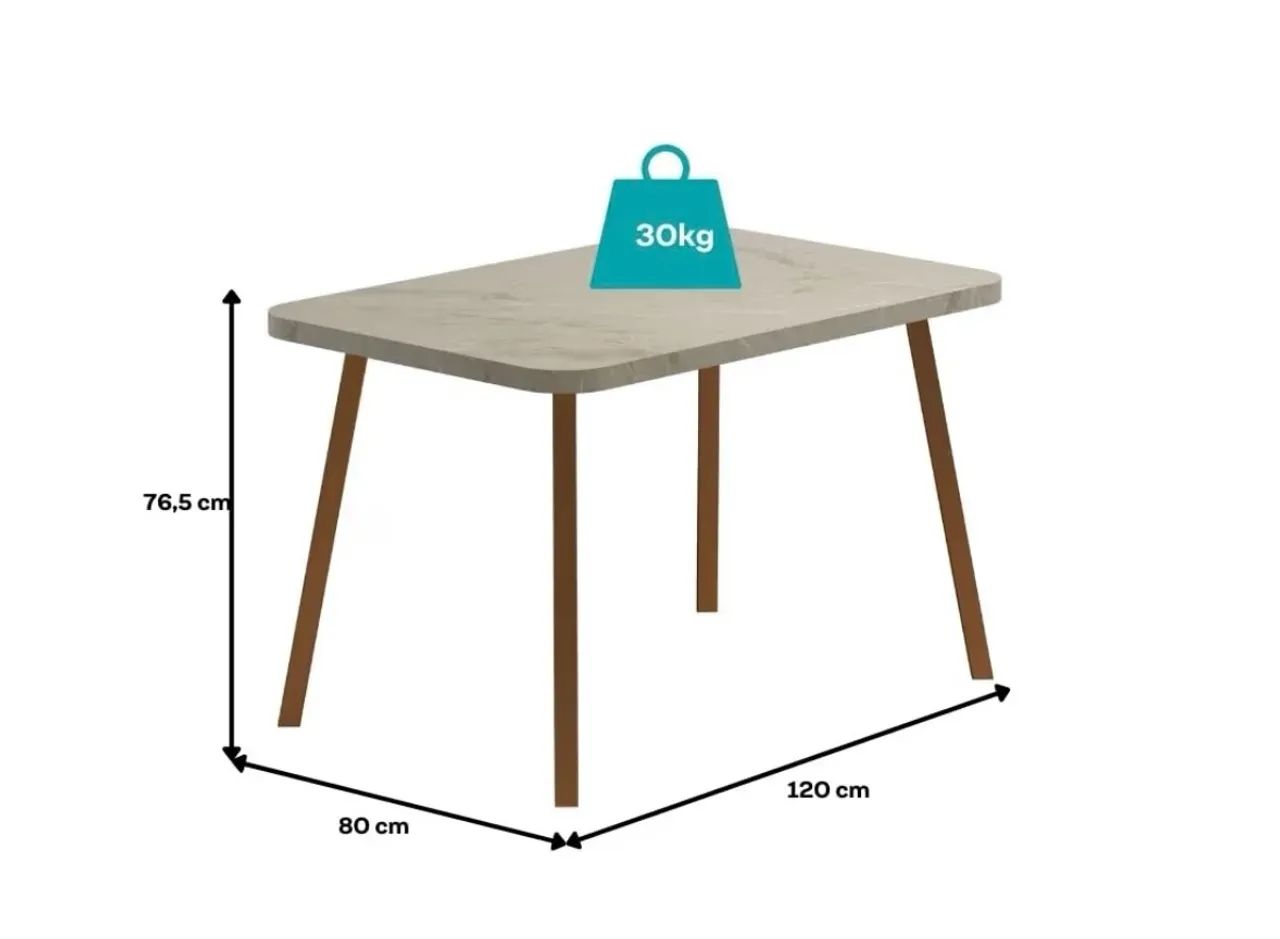 Mesa com 4 cadeiras  - Foto 5