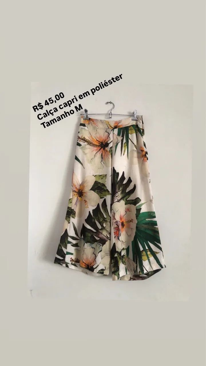 Calça capri tamanho M - Foto 3