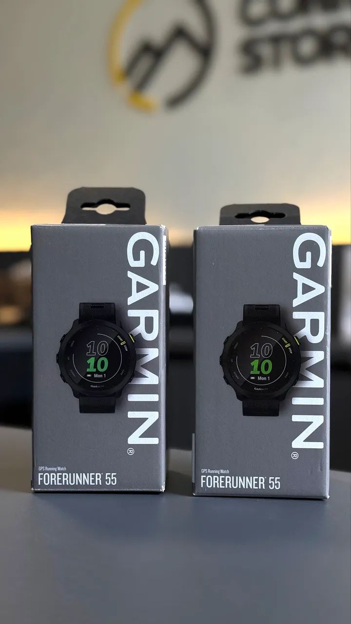 その他 Garmin 55 Relógio Monitor Cardíaco Garmin Forerunner 55 Preto - Direct