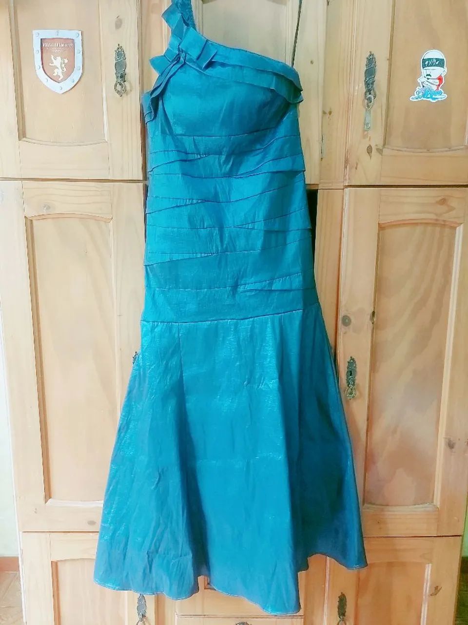 Vestido longo VERDE - M/G(40/42).  - Foto 4
