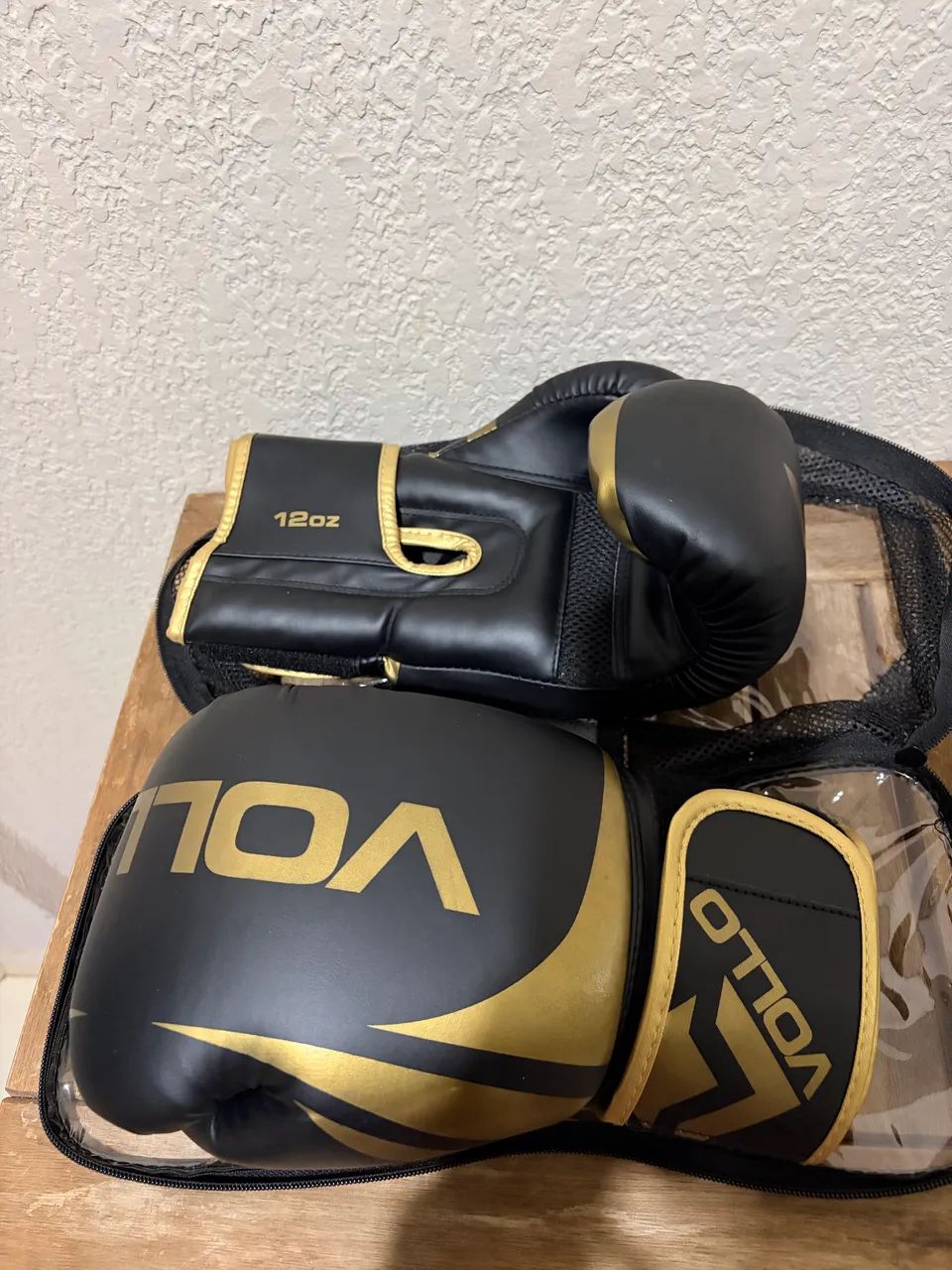 Par de Luvas de Boxe e Muay Thai Vollo 12 oz
