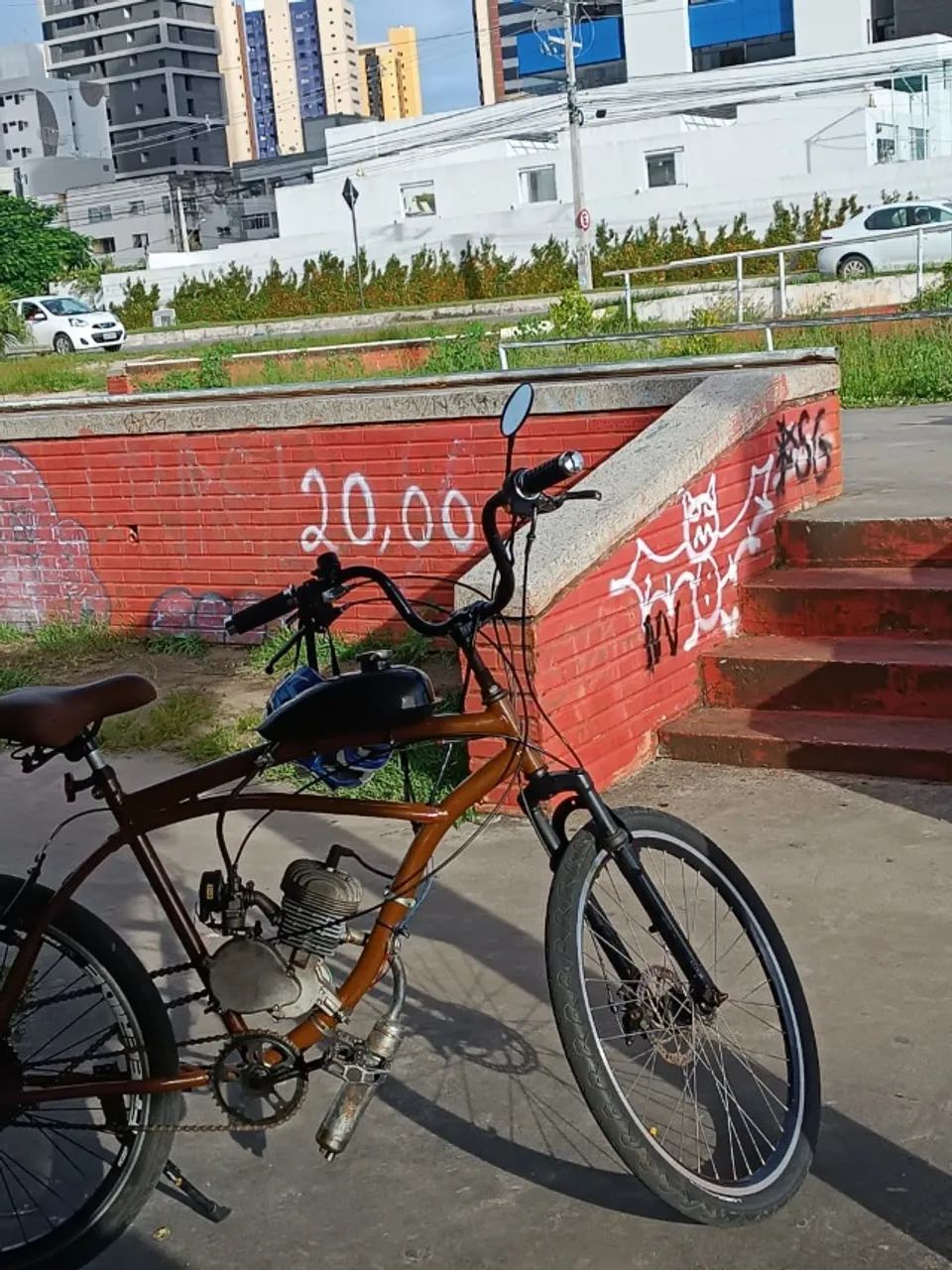 Bicicleta motorizada 98cc - Foto 3