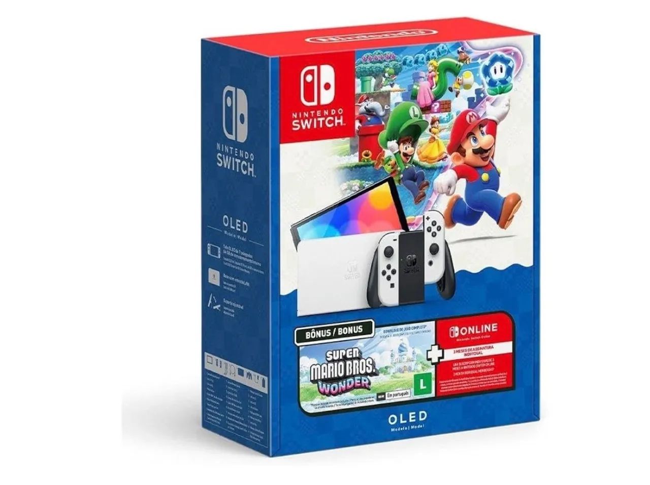 NINTENDO SWITCH OLED LACRADO NA GARANTIA 