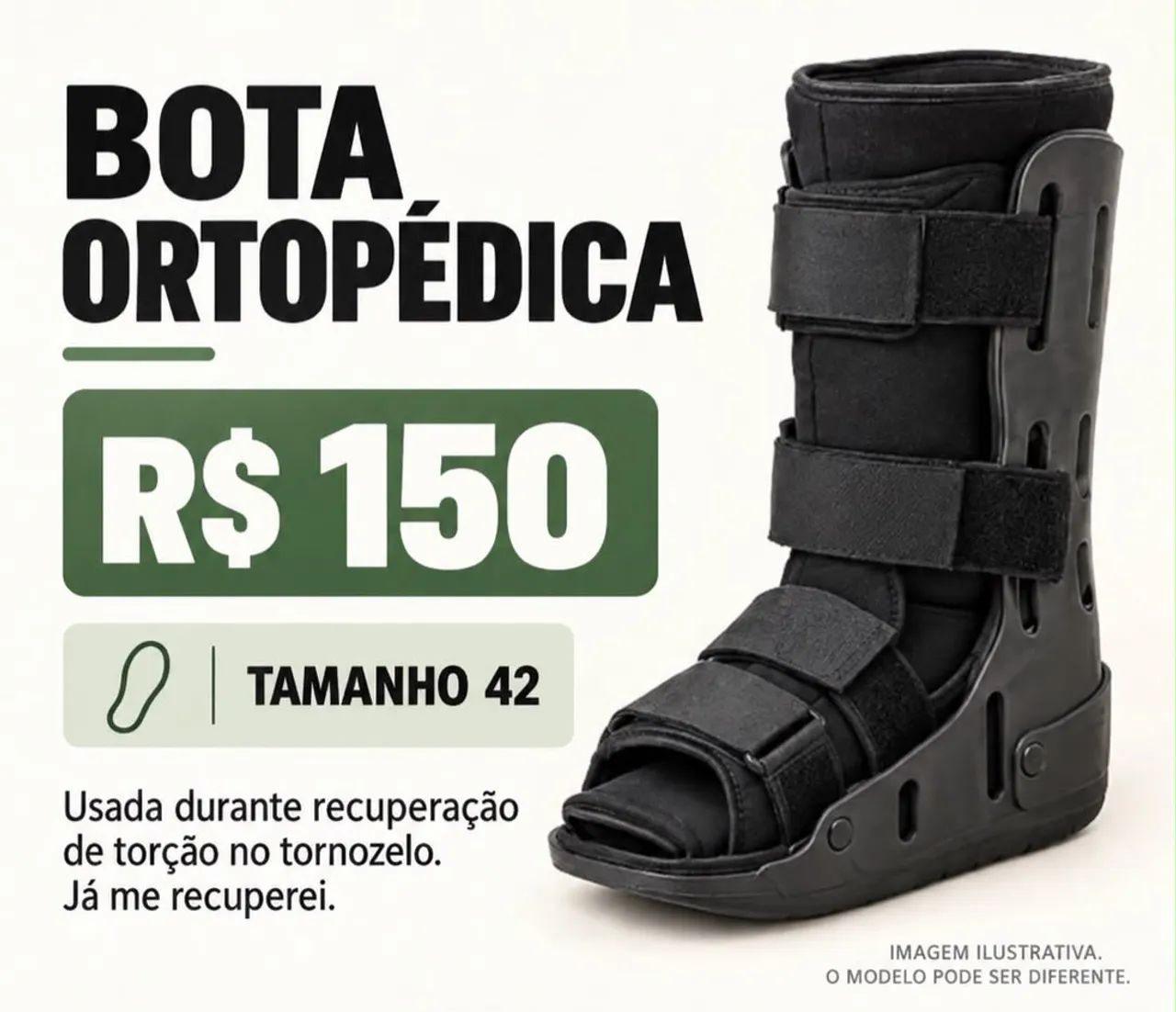 Bota ortopédica 