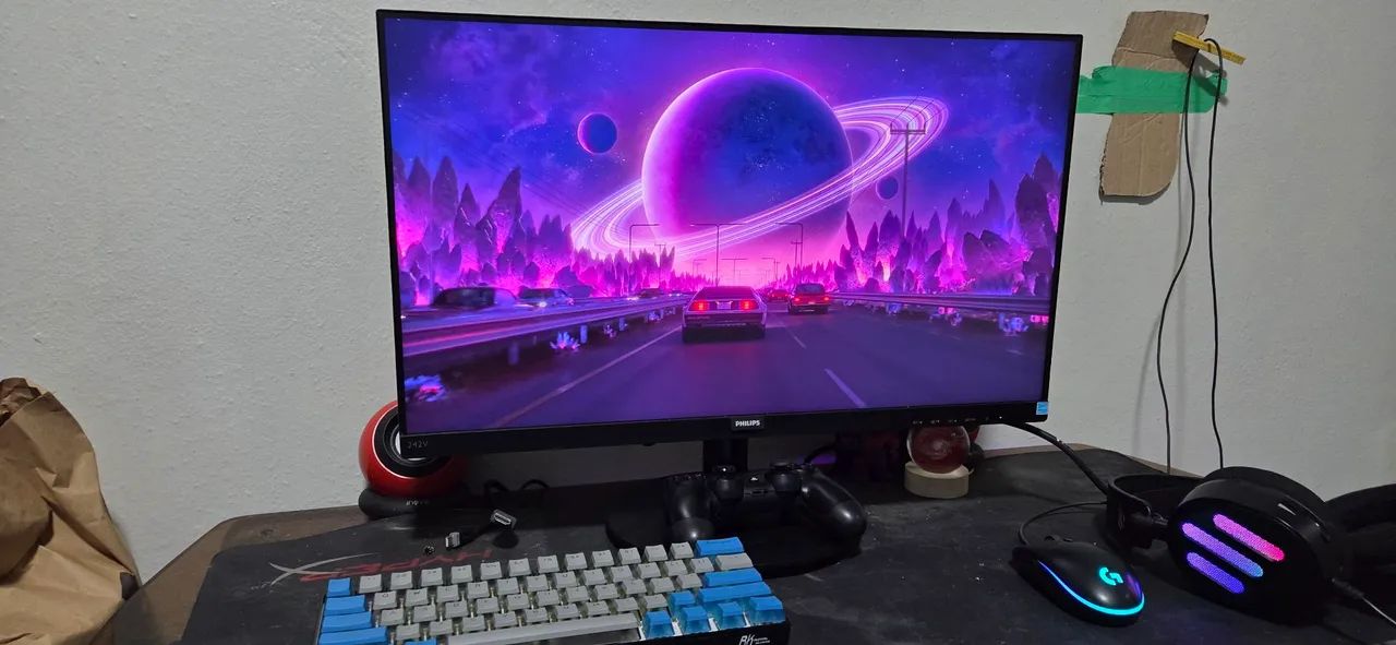 Monitor Philips 23,8" IPS Full HD 75Hz 242V8A - HDMI/DP/VGA - Foto 2