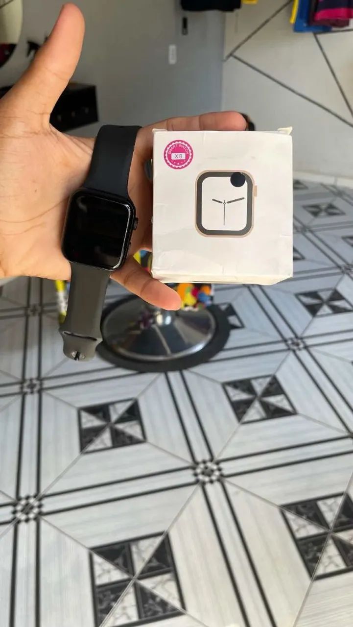 Relógio smartwatch na caixa  - Foto 3