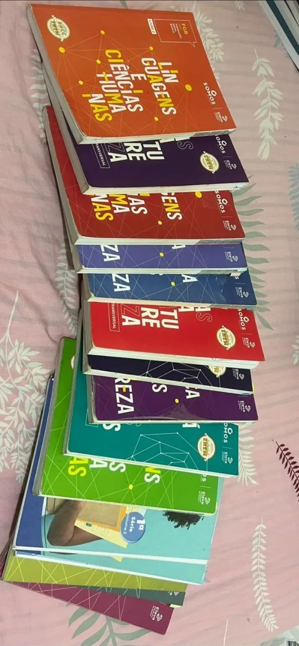 Livros 1° 2023 e 2° 2024 colégio Pensi 