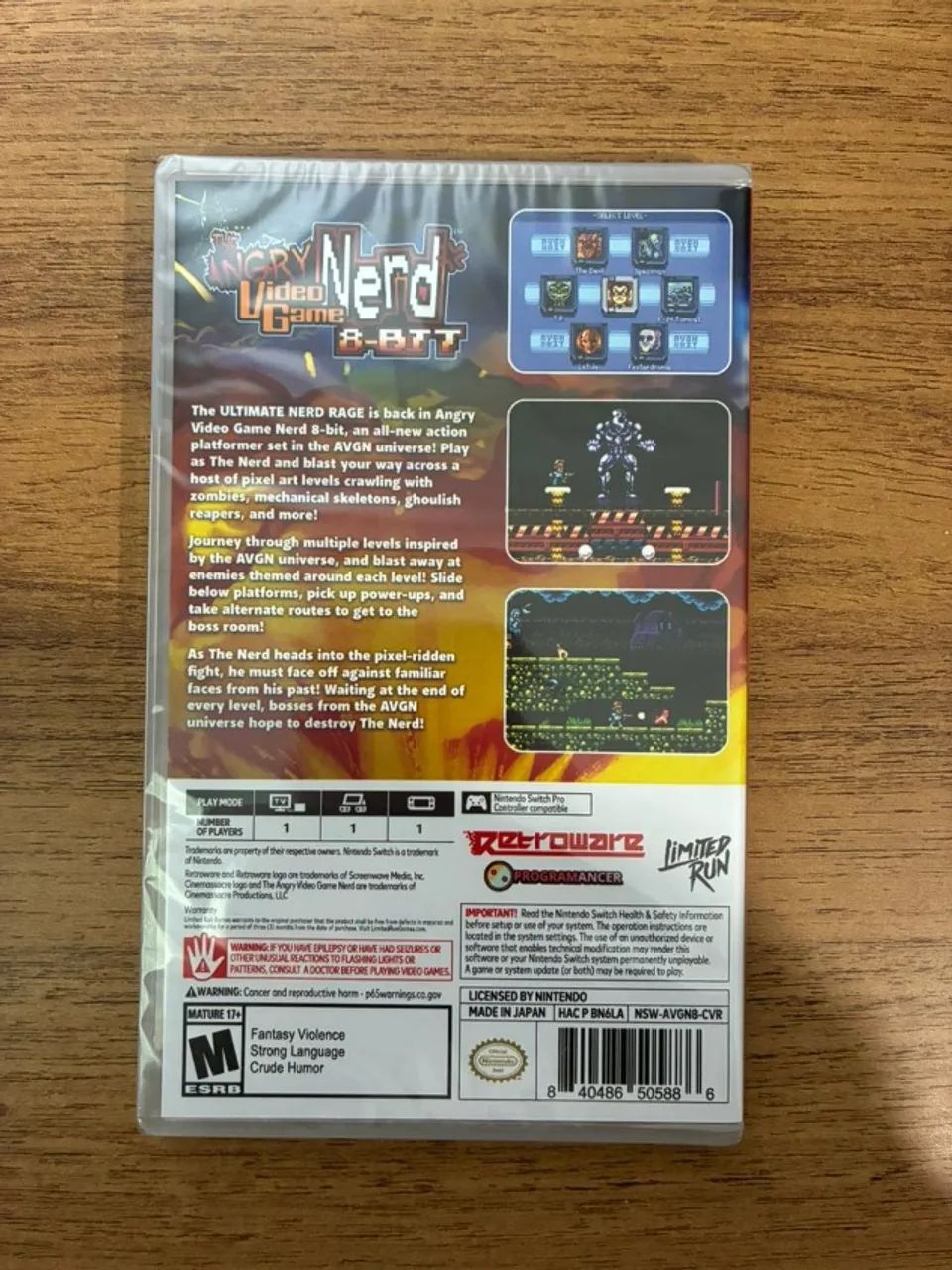 Angry Video Game Nerd 8-Bit Switch - Limited Run - Foto 2
