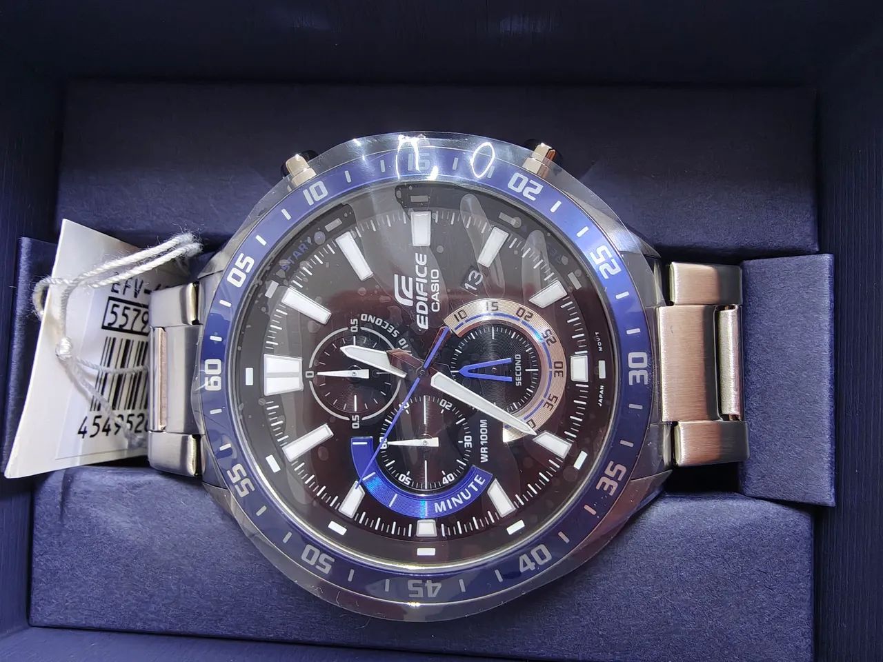 Relógio Casio Edifice Original Novo Lacrado com Nota Fiscal e 01 Ano Garantia  - Foto 3