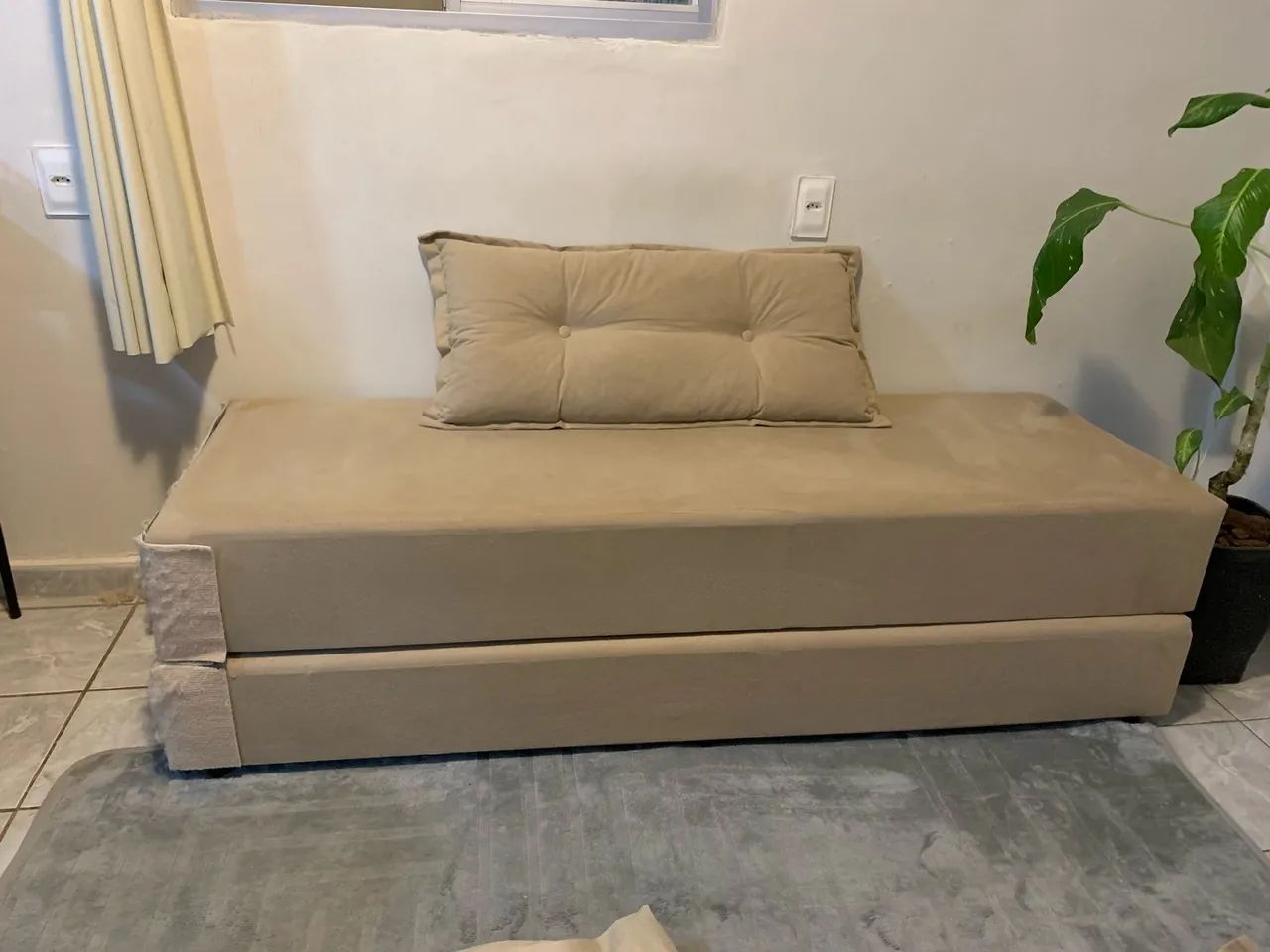 Sofá cama seminovo - Foto 4