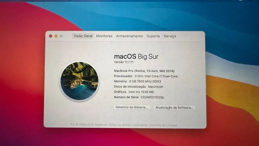 macbook pro 13 mid 2014