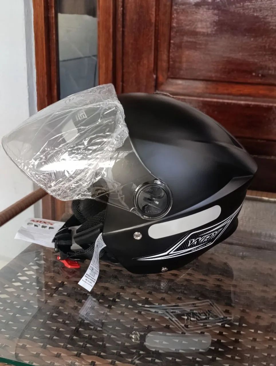 Capacete aberto  - Foto 2