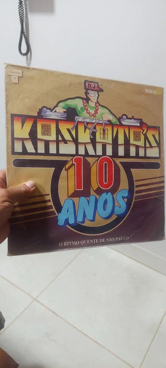 Disco de vinil KASKATAS 10 anos 