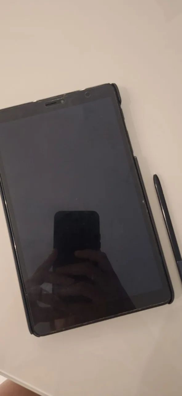 TABLET SAMSUNG TAB A COM CANETA - CONTÉM MARCAS DE USO - Foto 5